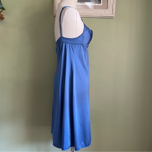 Vintage Dusty Blue Formfit Rogers Slip - Picture 3 of 8